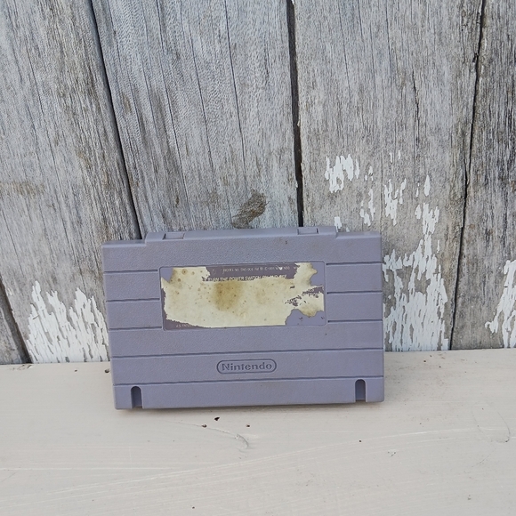 Rival Turf - Authentic Super Nintendo Game SNES Not Tested - Picture 4 of 4